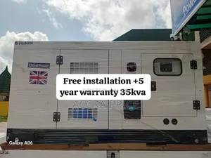 Diesel Fuelled 35kva Perkins Generator