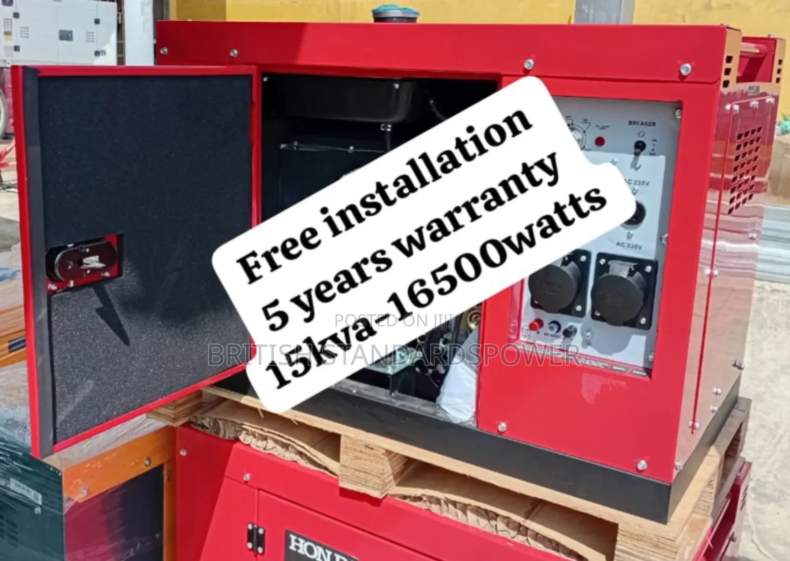Distance Control 15kva Diesel Power Supply Unit