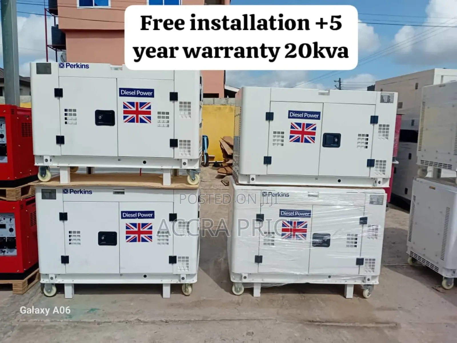 Premier 20kva 18kw Perkins Generator Capacity Diesel Powered