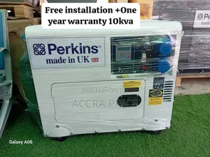 Premier 10kva 13kw Perkins Generator Capacity Diesel Powered