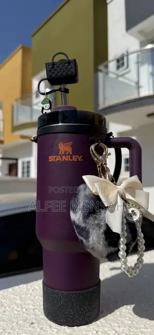 Stanley Tumbler Warm Purple With Accessories