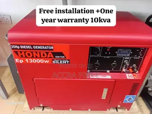 Premier 10kva 13kw Honda Generator Capacity Diesel Powered