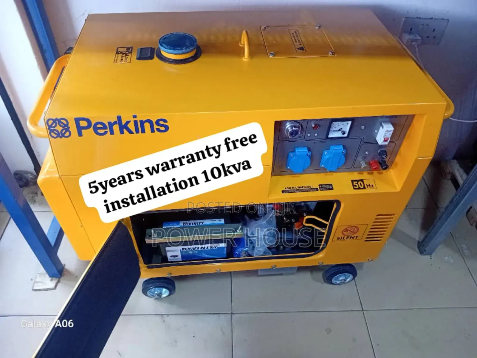 Rating Power Perkins Diesel Engine Generator