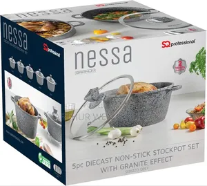 Nessa Sq Professional Cooking Untensil Set 5set Uk Brand