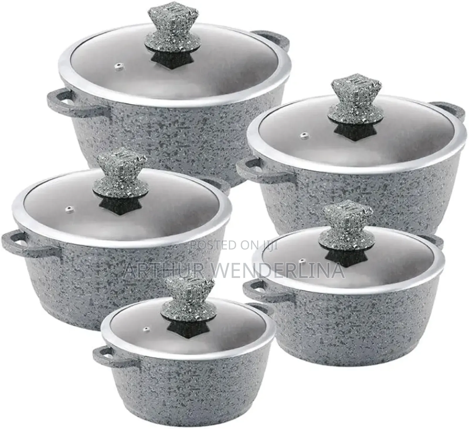 Nessa Sq Professional Cooking Untensil Set 5set Uk Brand