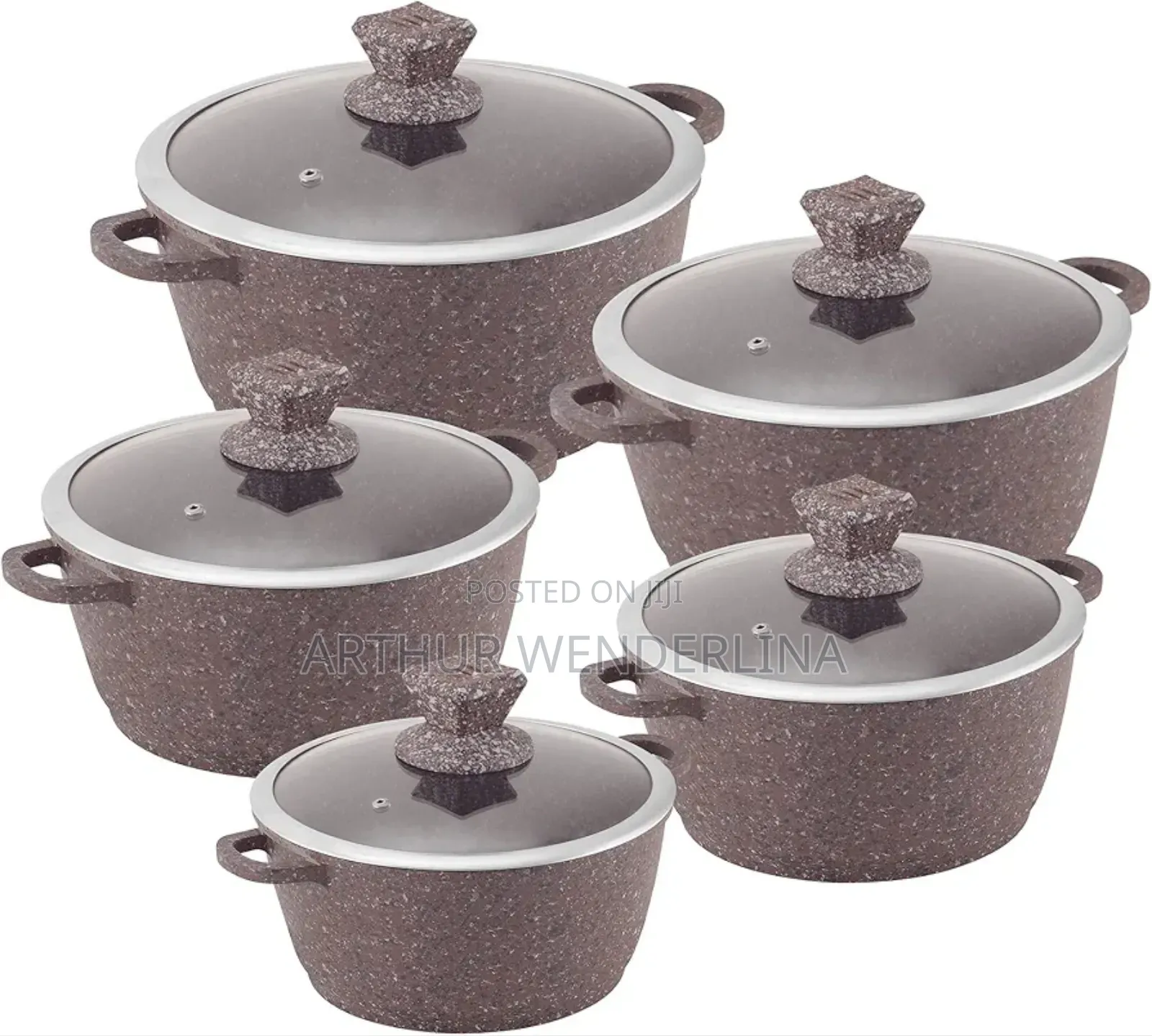 Nessa Sq Professional Cooking Untensil Set 5set Uk Brand