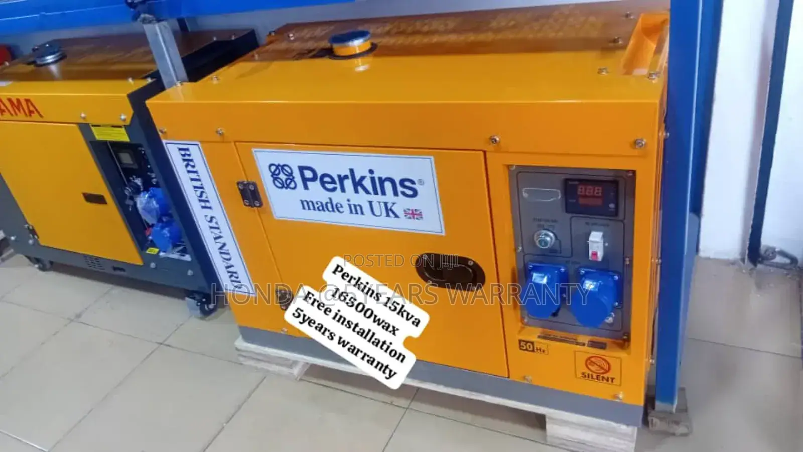 Build Electric Power With 15kva 16500wax Perkins Generator
