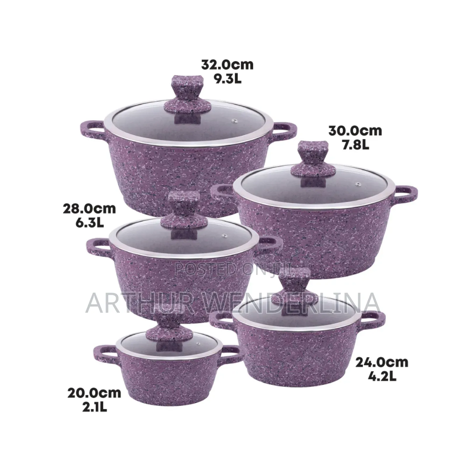 Nessa Sq Professional Cooking Untensil Set 5set Uk Brand