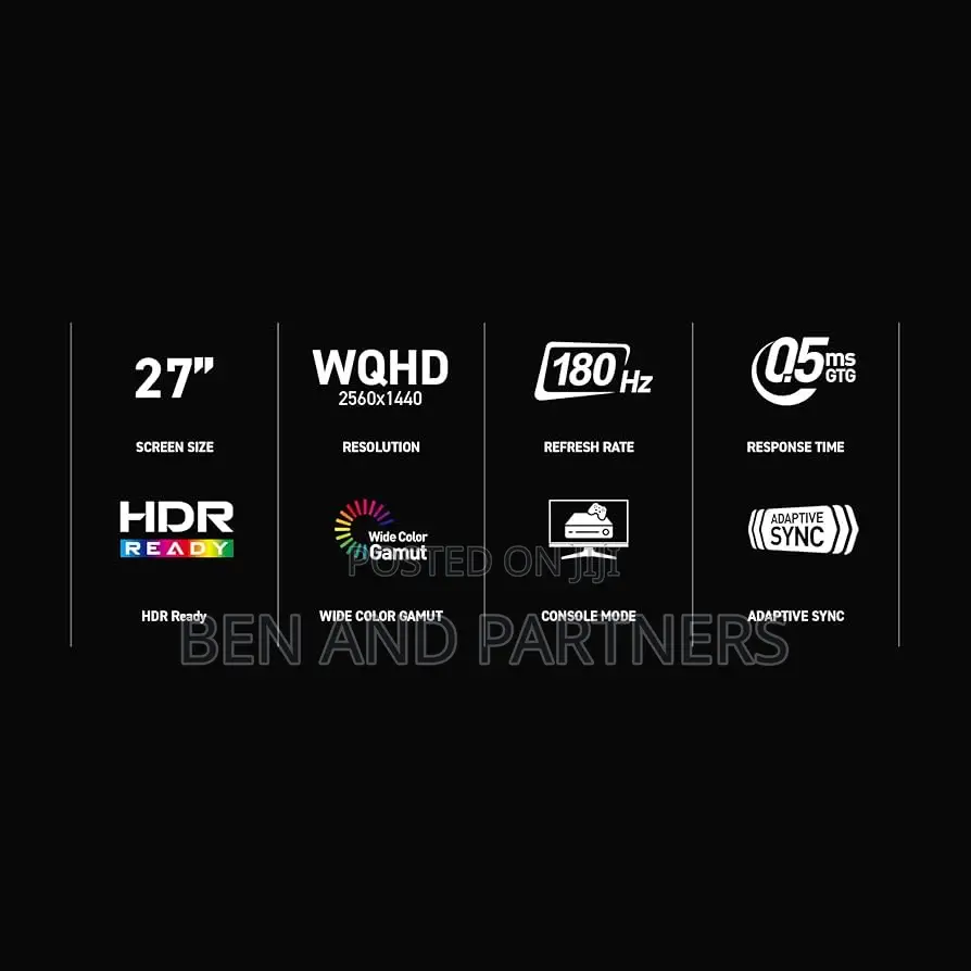 Msi Mag 27", Qhd, Ips, 0.5ms, Hdr Gaming Morning