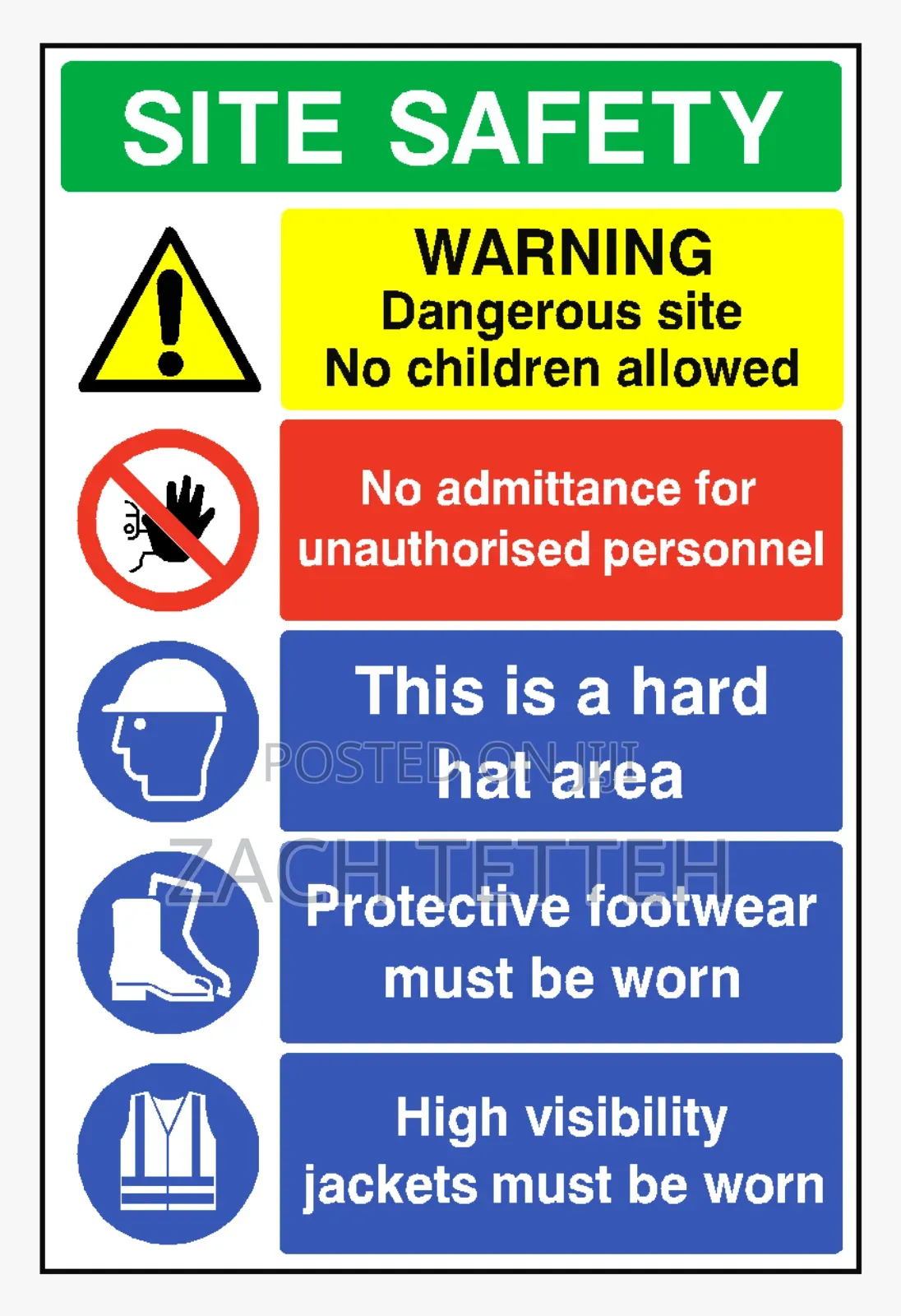 Site Safety Signs