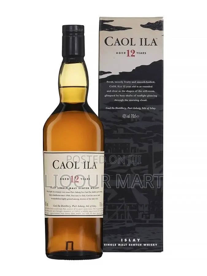 1l Caol Ila 12 Year Old Single Malt Scotch Whisky