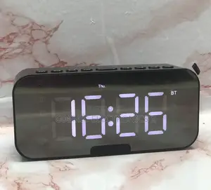 Wireless Speaker With Digital Alarm Clock