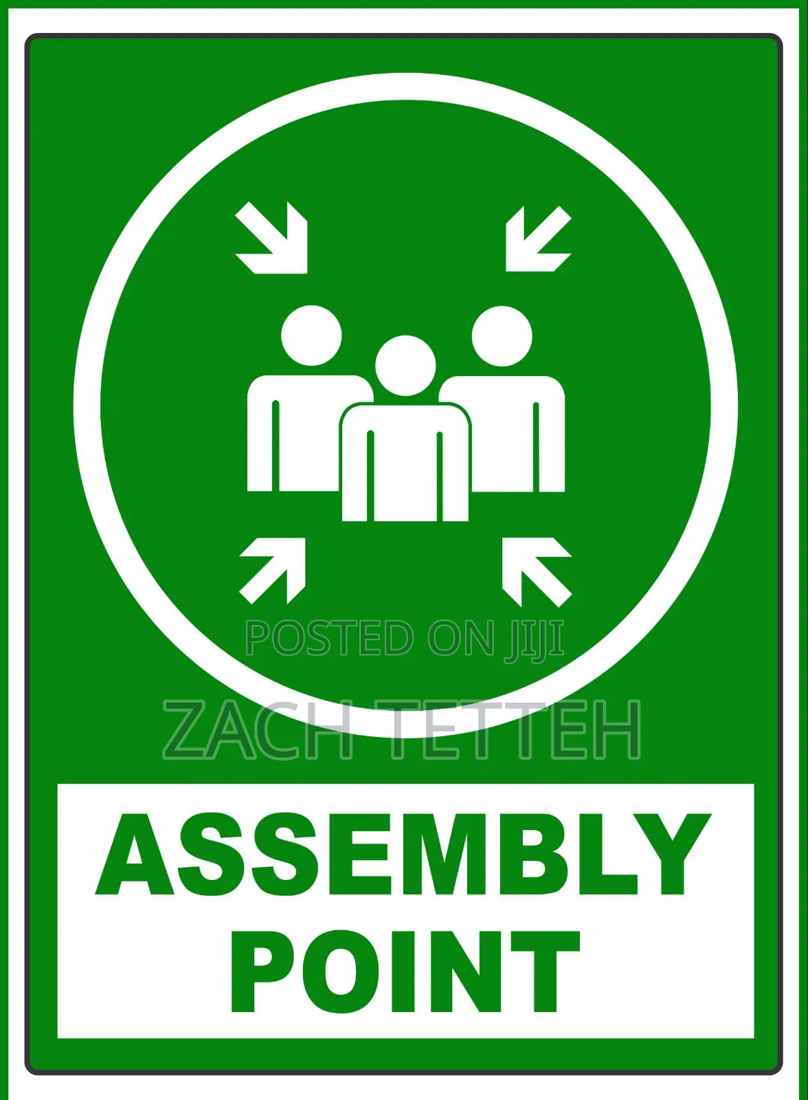 Assembly Point Sign