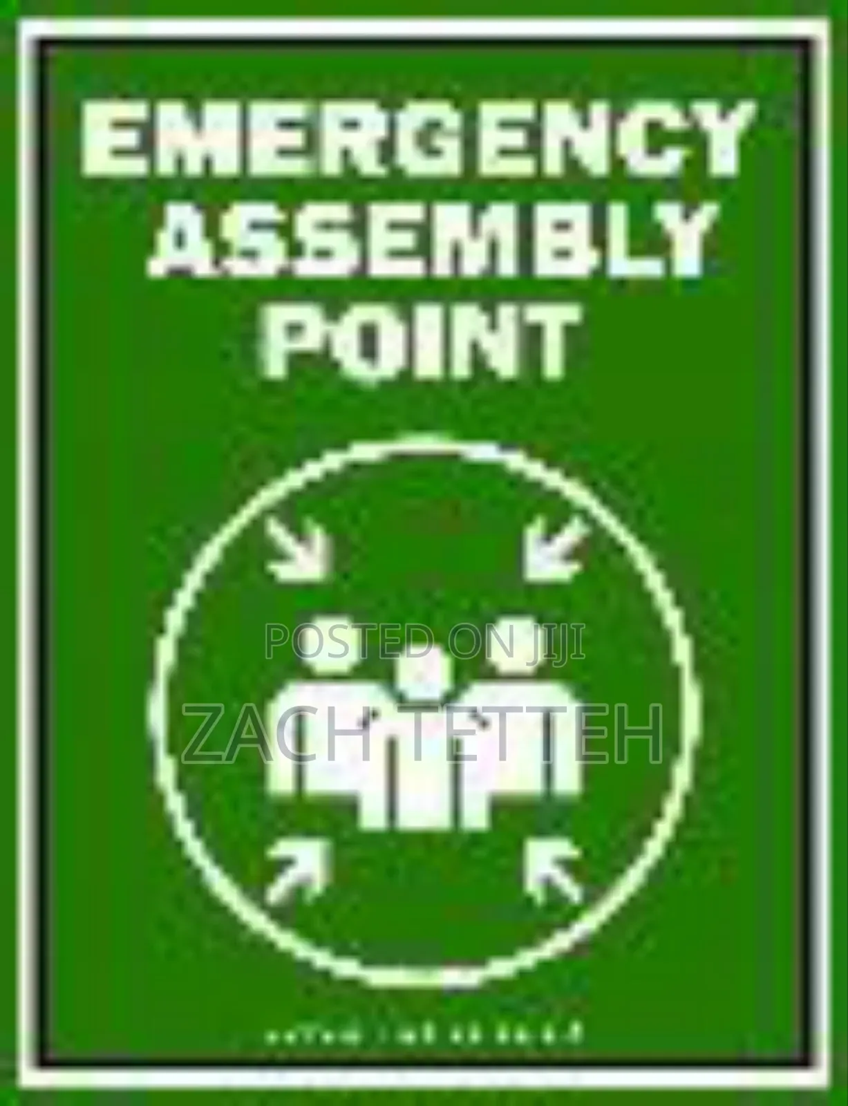 Assembly Point Sign