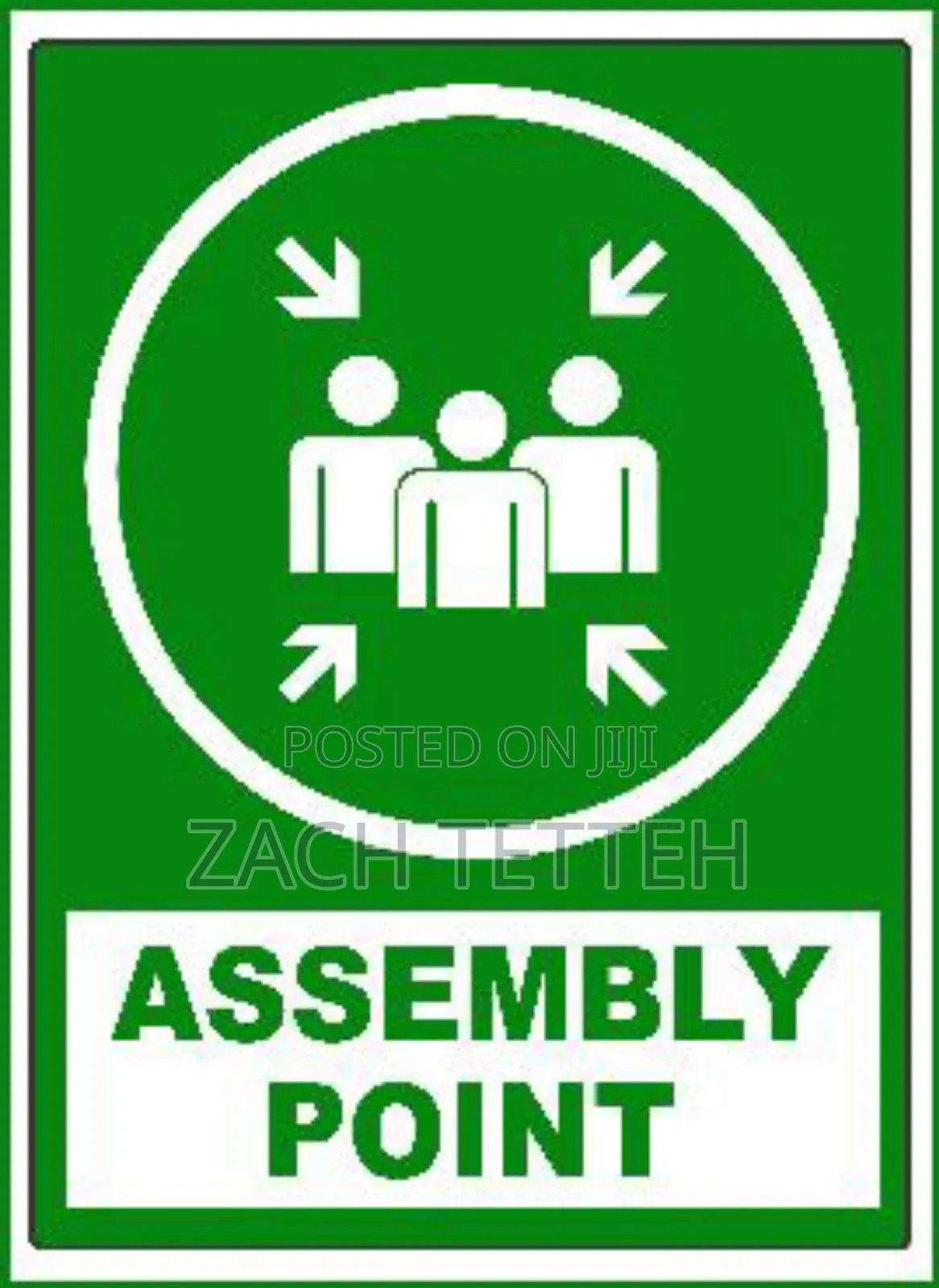 Assembly Point Sign