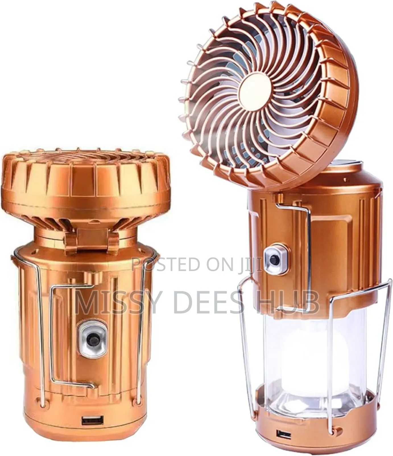 Solar Camping Light + Fan
