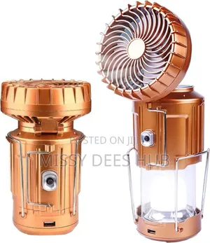 Solar Camping Light + Fan