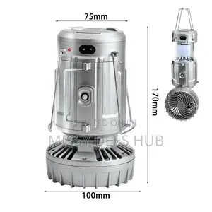 Solar Camping Light + Fan