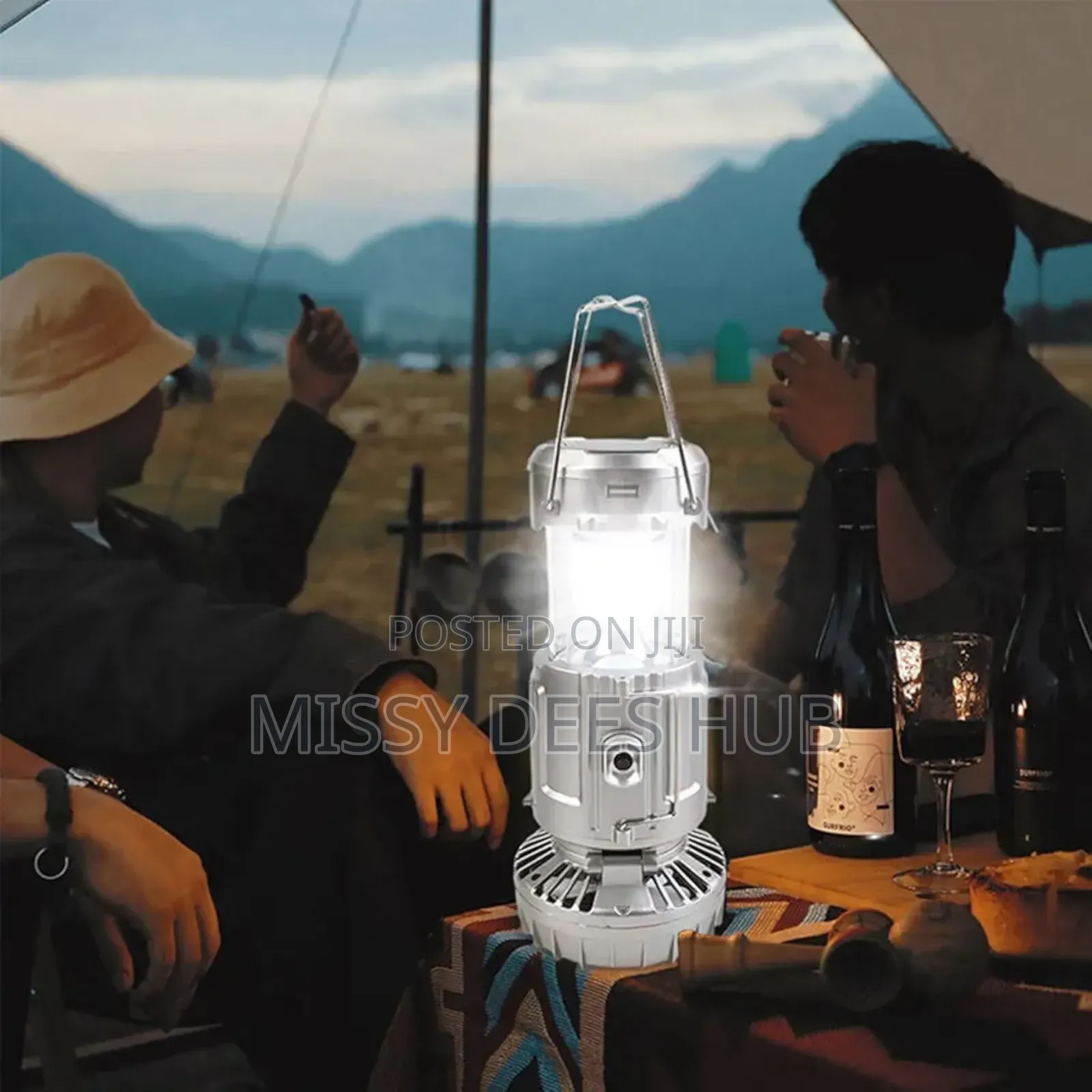 Solar Camping Light + Fan
