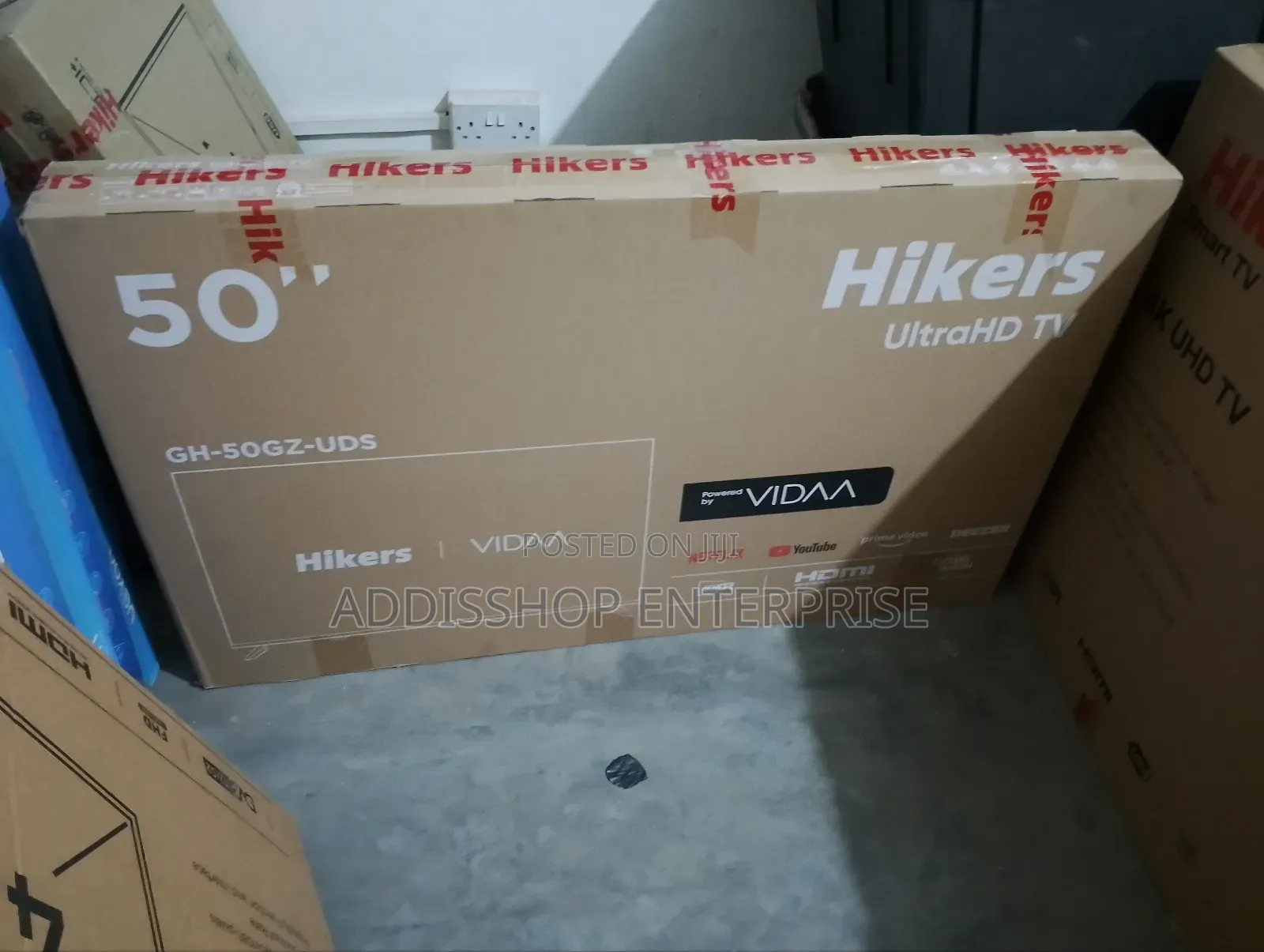Hikers Tv 50 Inches Vidaa Smart Uhd Frameless With Bluetooth