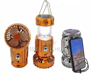 Solar Camping Light + Fan