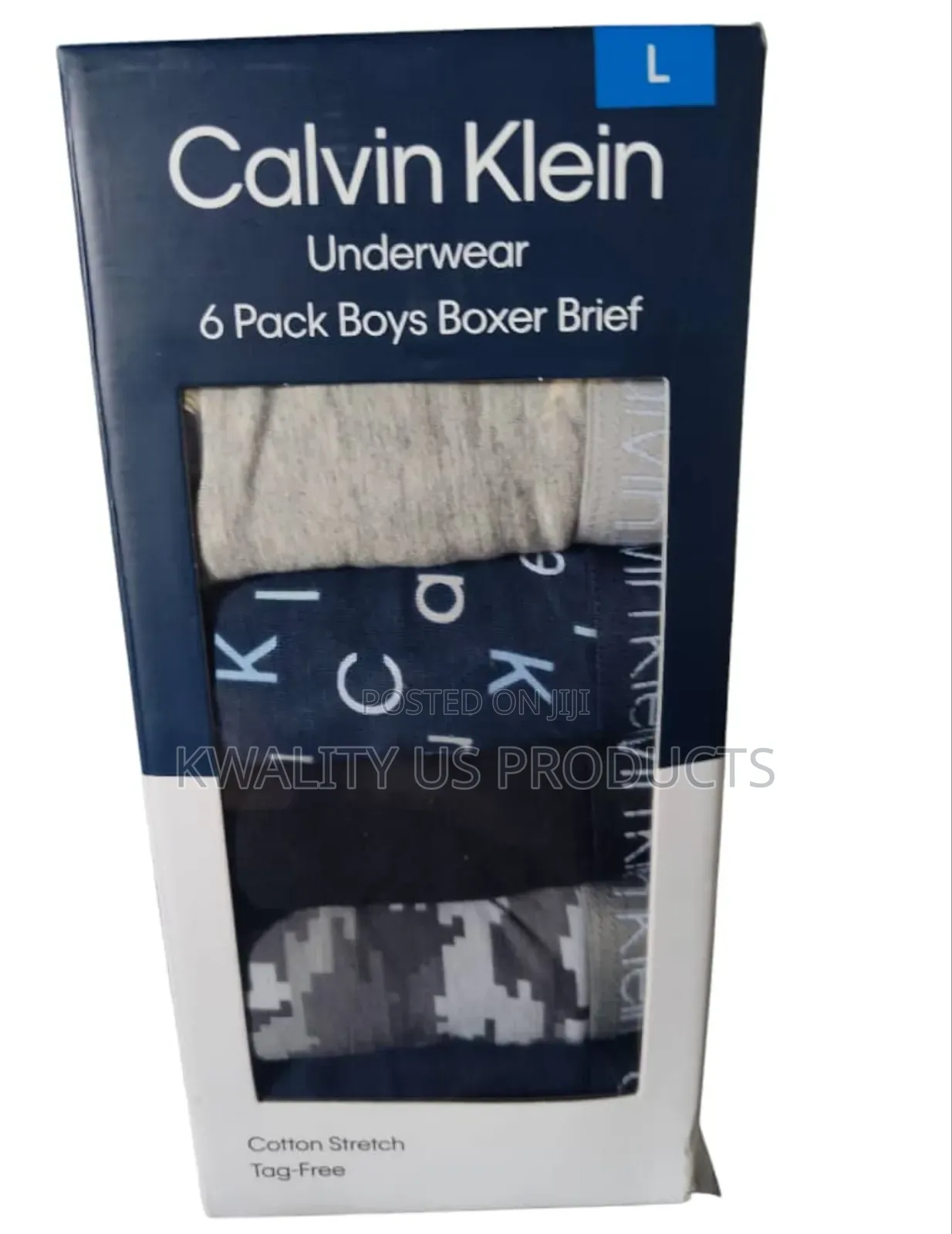 Calvin Klein Boys Boxer Briefs - For Ages 6 to 14