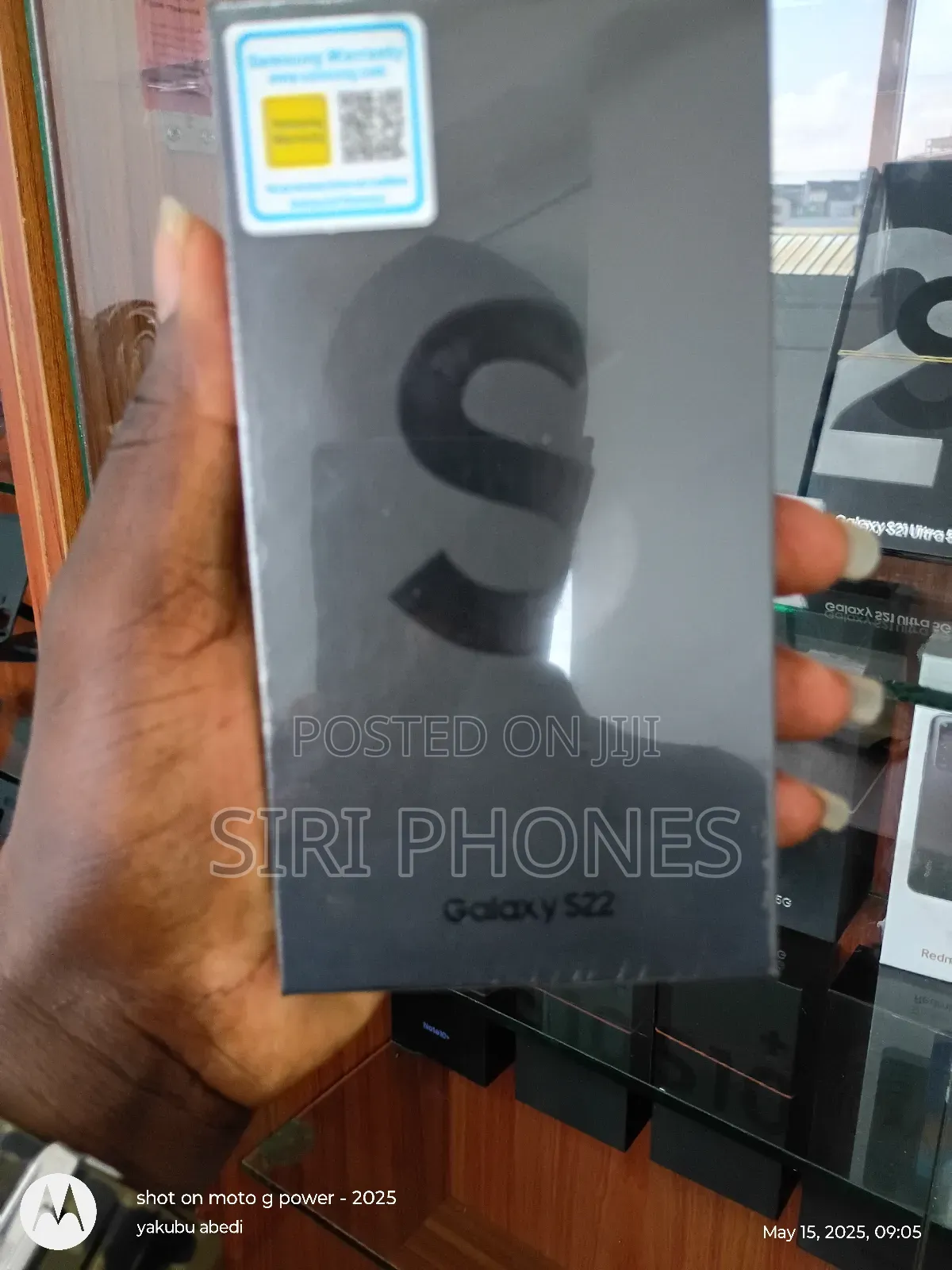 New Samsung Galaxy S22 5G 256 GB Black