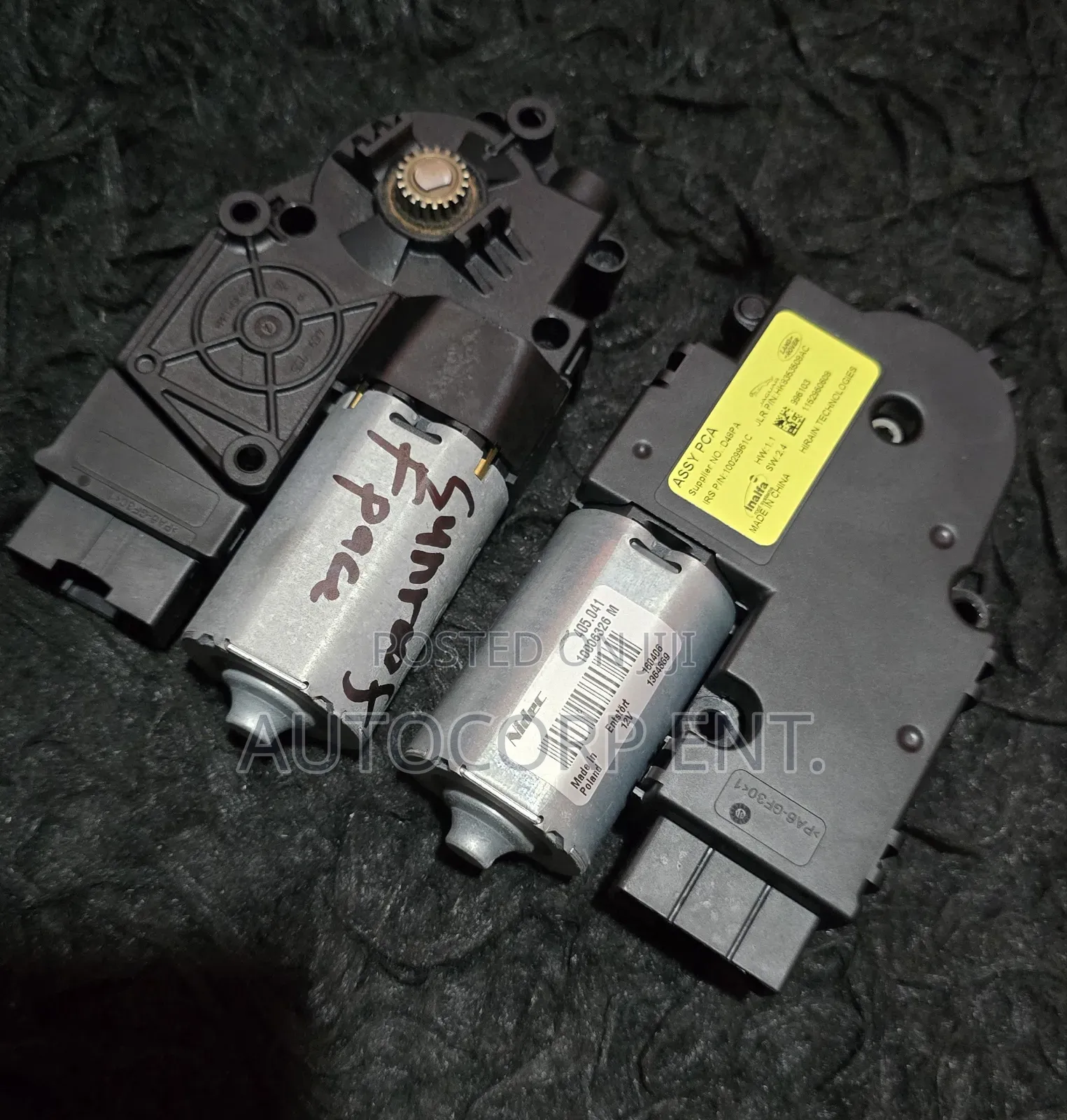 Jaguar F Pace Sunroof Motor