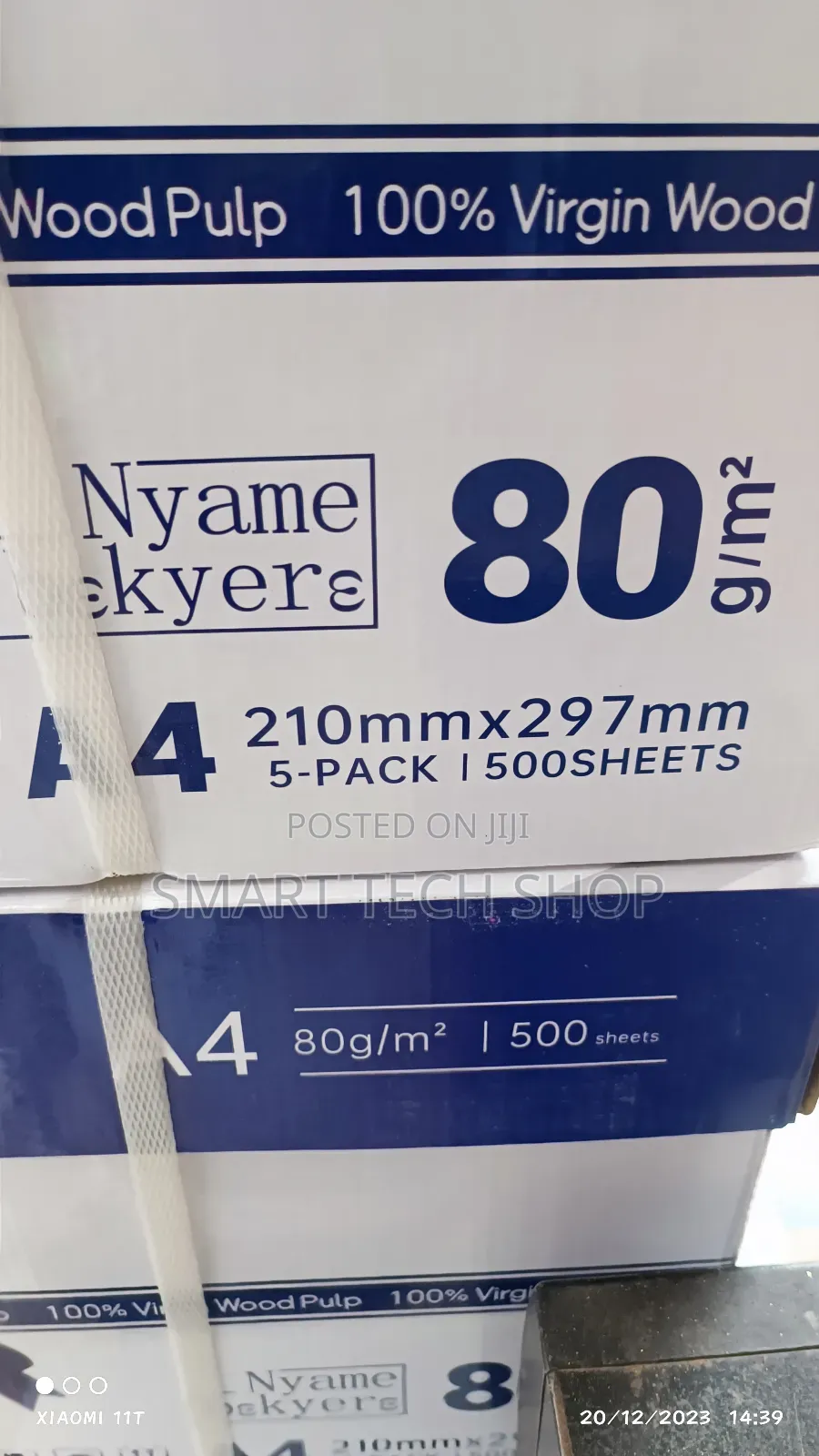 Quality 4 Paper 80g Virgin Pulp Pure White