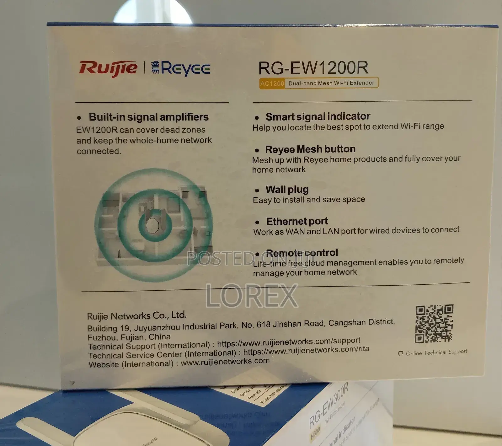 Ruijie Rg-Ew1200r 1200m Dual-Band Mesh Wi-Fi Extender