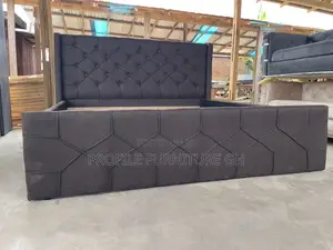Queen Size 72x75 Bedframe Coffee Brown//  Durable And Luxurious