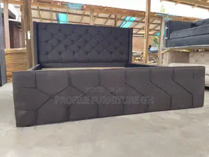 Queen Size 72x75 Bedframe Coffee Brown//  Durable And Luxurious