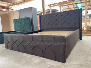 Coffee Brown 72x 75 Queen Size Bedframe// Durable And Luxurious