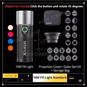 Sidande Projection Lamp With Gobo Sets