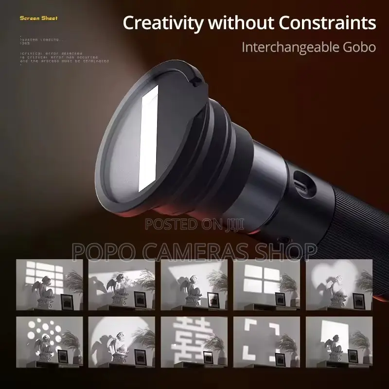 Sidande Projection Lamp With Gobo Sets
