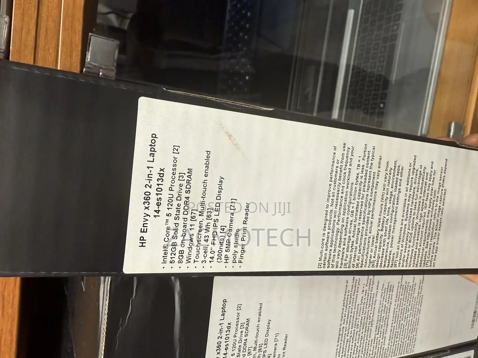 New Laptop HP Envy 14 8GB Intel Core I5 SSD 512GB