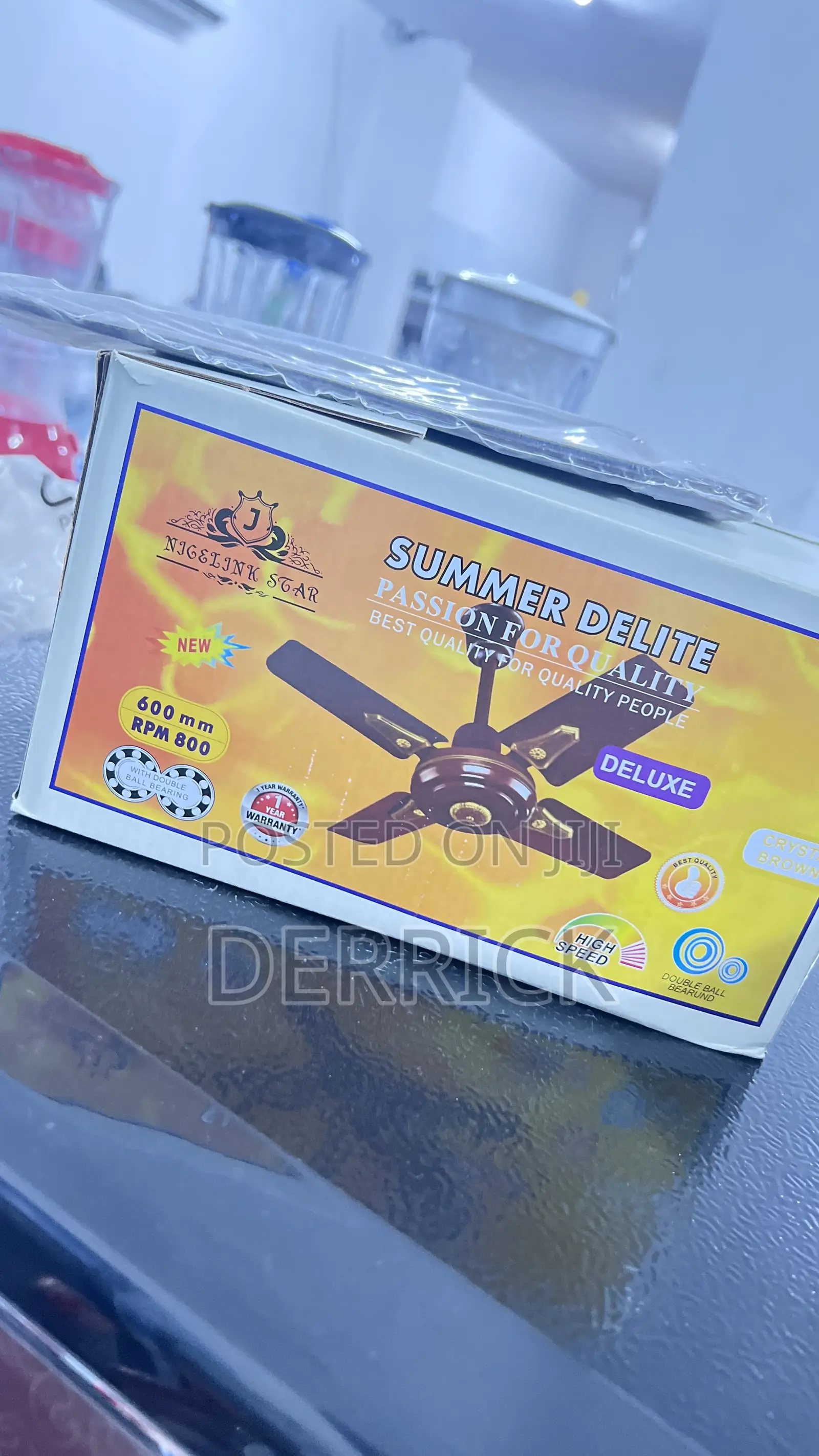 5-Star Summer Delite Short Blade Ceiling Fan