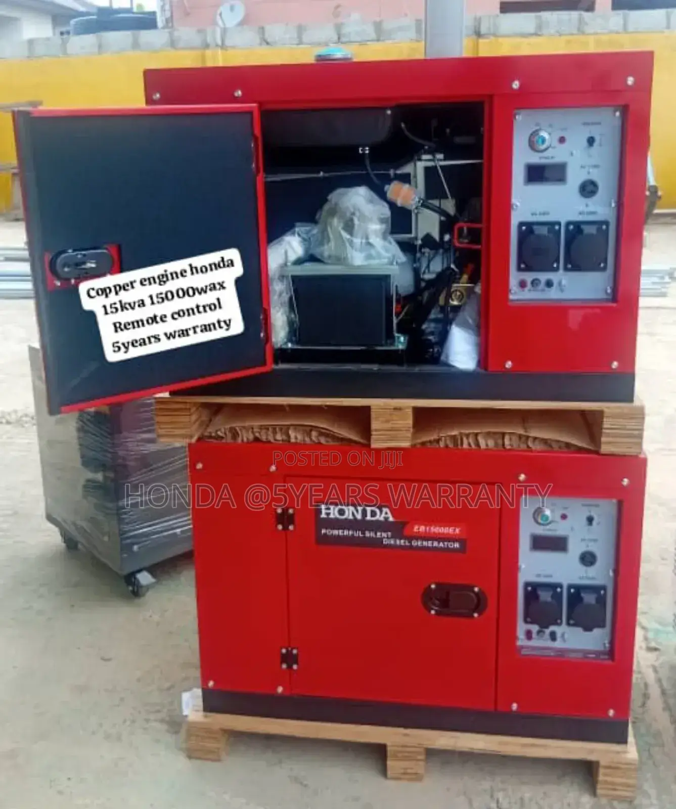 Convey Electric Flow With 15kva 15000wax Honda Silent 15kva