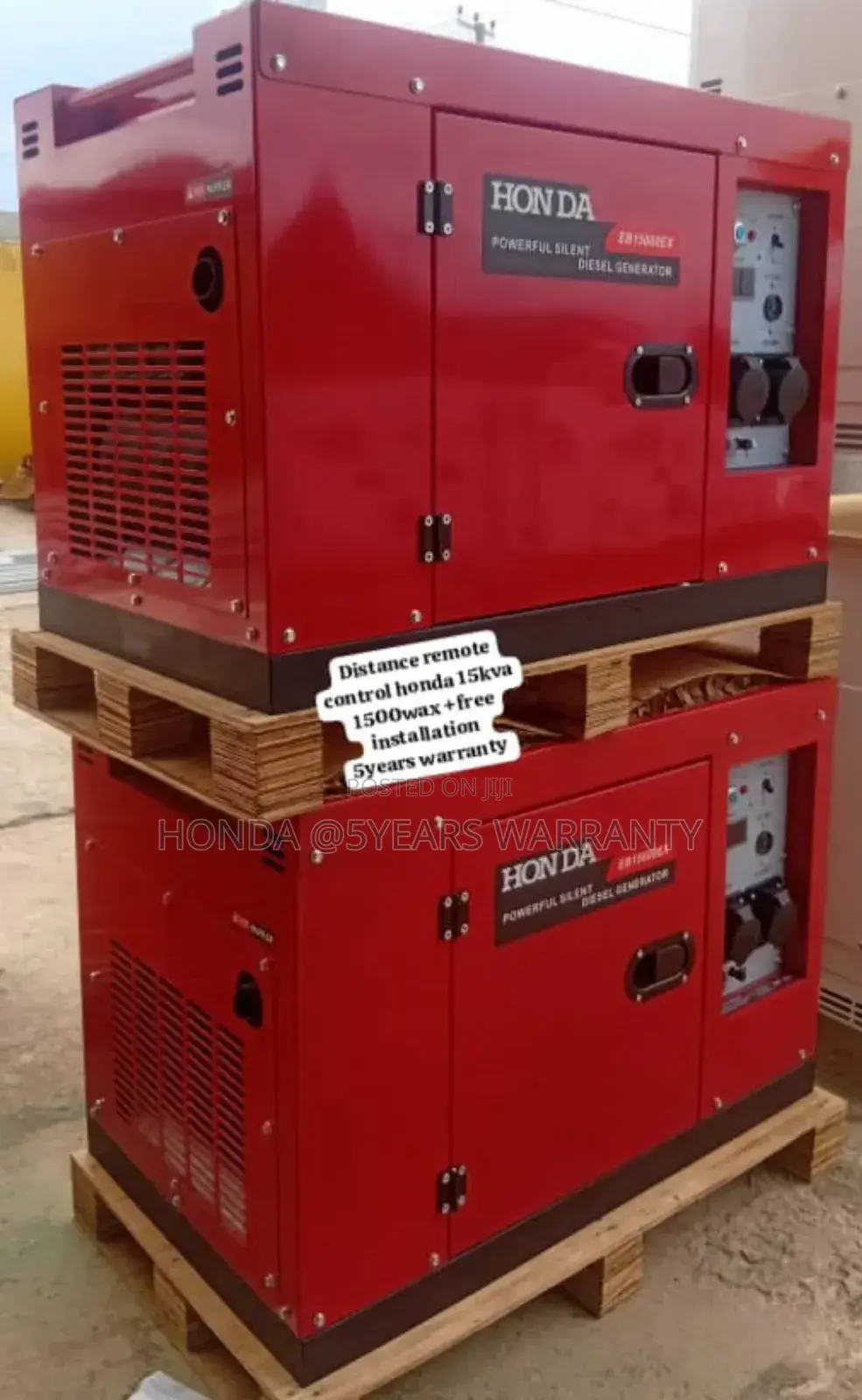 Convert Electric Power With Honda 15kva 15000wax Diesel