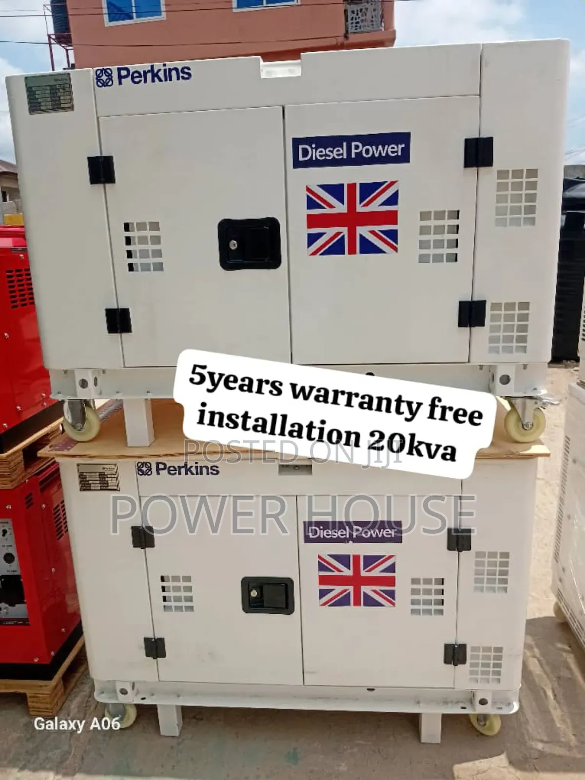 Important Bacup System 20kva Perkins Generator Diesel
