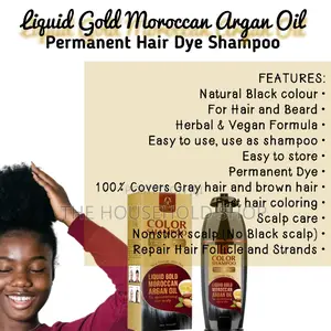 Liquid Gold Moroccan Argan Oil Shampoo Dye
