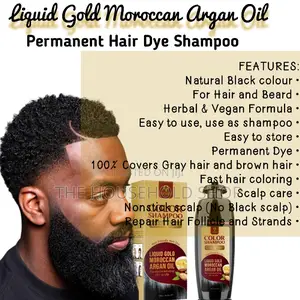 Liquid Gold Moroccan Argan Oil Shampoo Dye