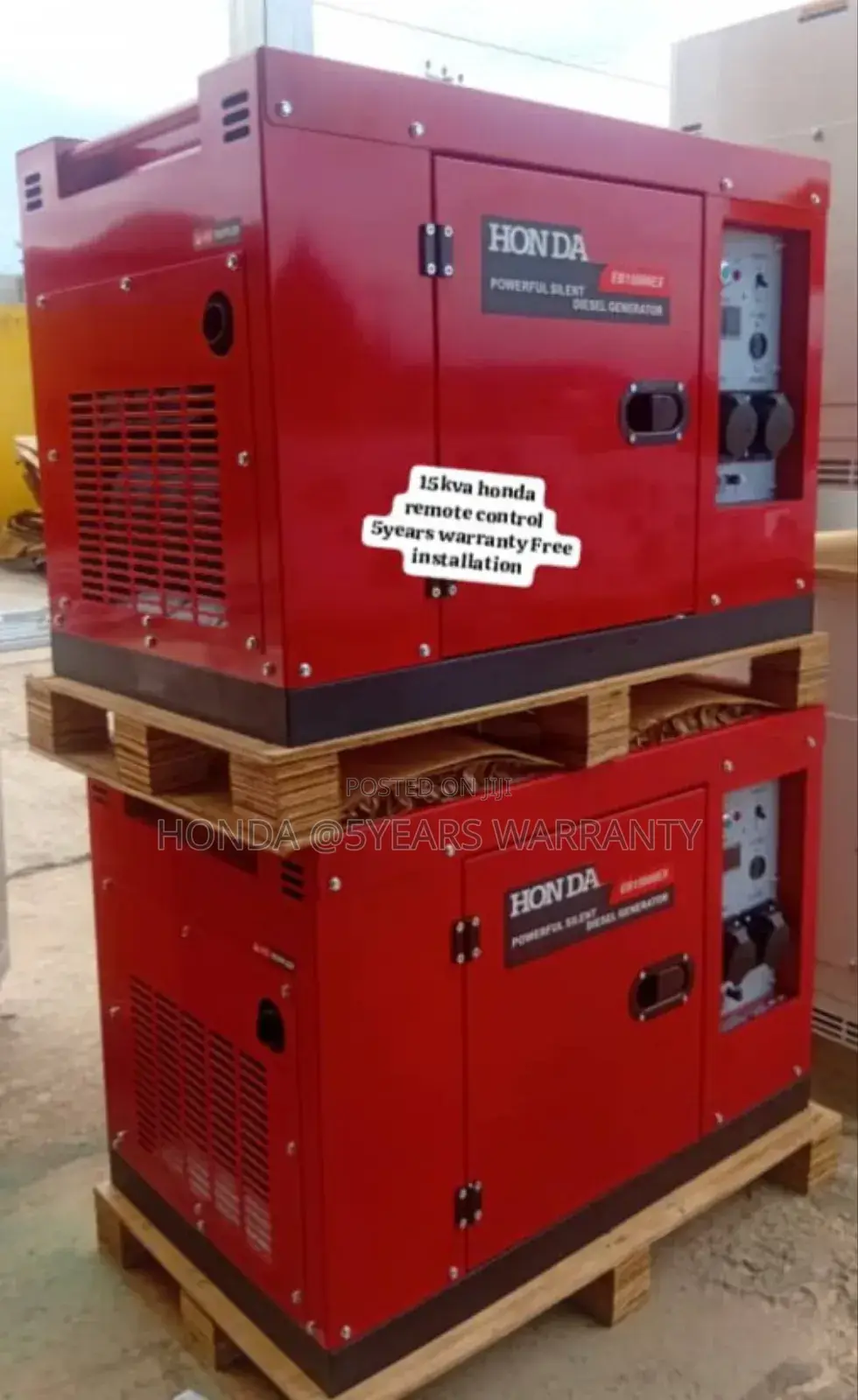 Contribute to Electric Energy Honda 15kva 15000wax Diesel