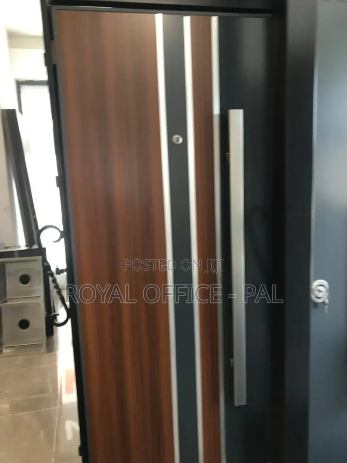 Alucobound With Wood Finish Security Door