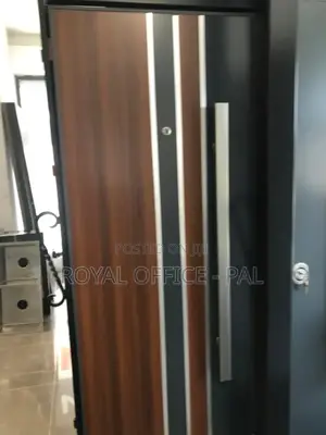 Alucobound With Wood Finish Security Door