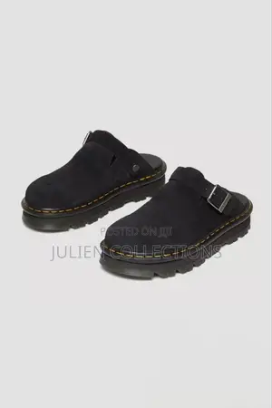 Dr Martens Zebzeg Mule Black Suede