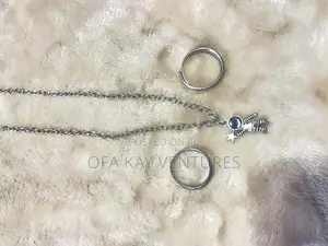 Astronaut Necklace With 2rings