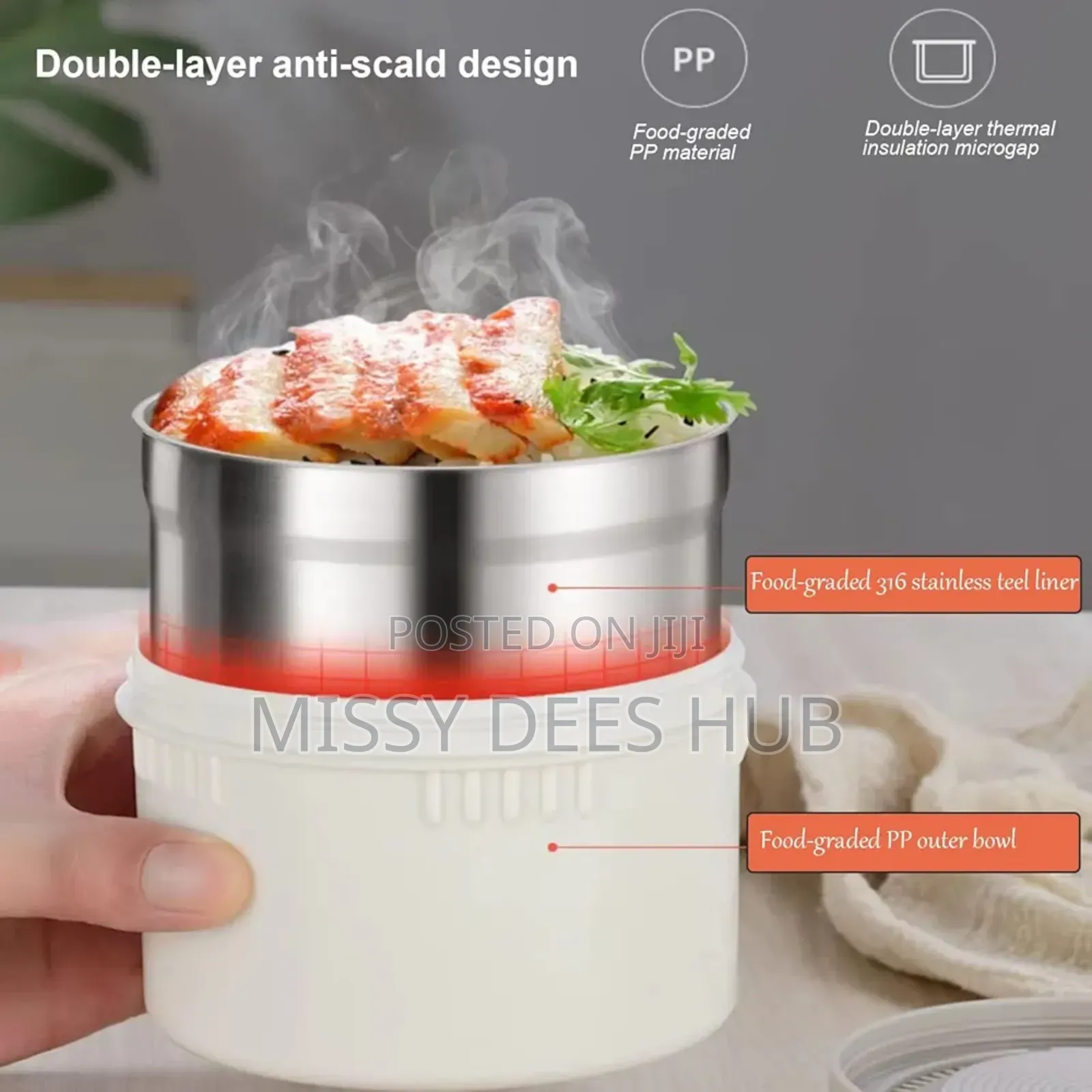 4-Bowls Food Flask