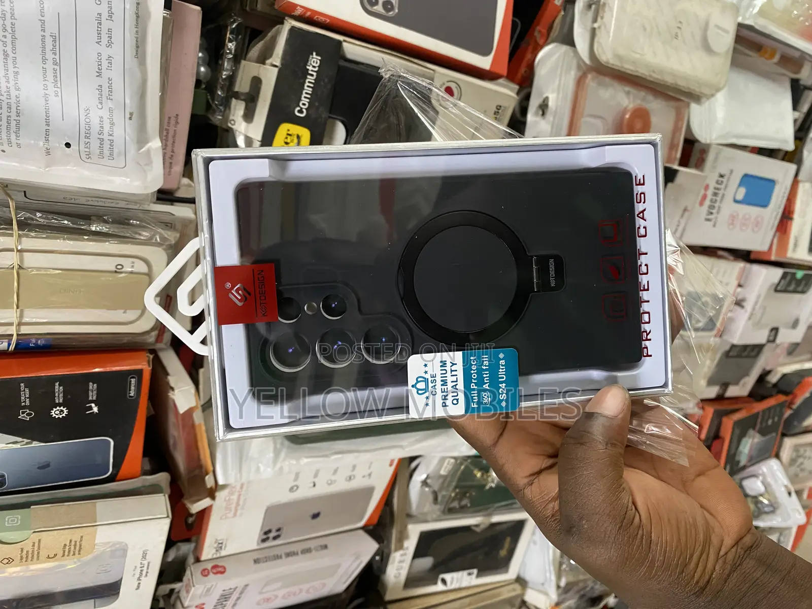 Samsung S24 Ultra With Mag Save and Stand