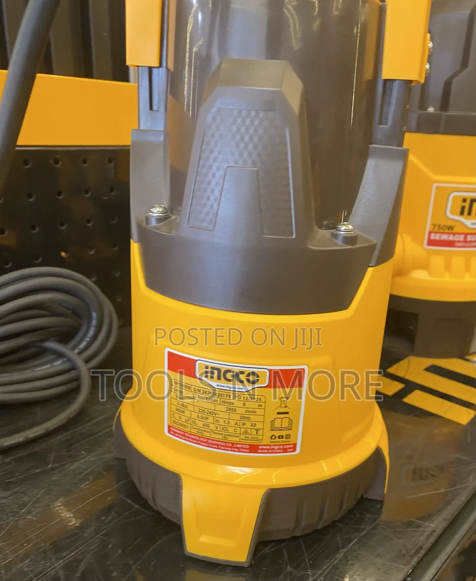 Ingco Submersible Pump 0.5hp